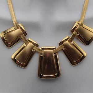 BRIGHTON TRENDORO NECKLACE, REVERSIBLE. IN VERY GOOD CONDITION, 16-18" LONG